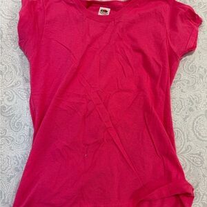 Fruit of the Loom Pink Short Sleeve Tee